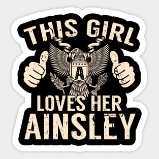 AINSLEY Sticker